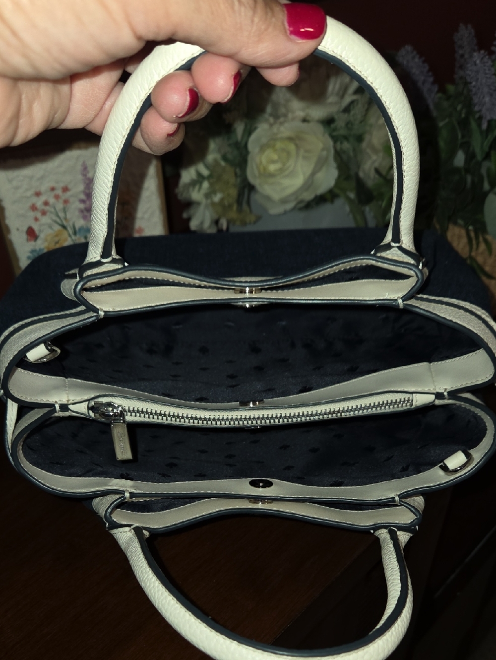 Kate Spade NY Dumpling Denim Satchel EUC - Picture 10 of 16